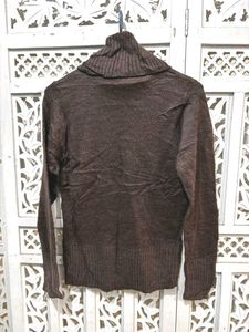 ✈️ Imported Brown Turtleneck Sweater ()