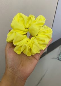 Hair Accessories ( Combo Of 6 Scrunchies)