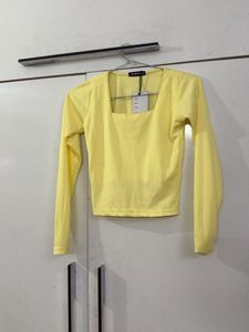 Square Neck Cotton Top - Forever 21