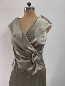 Vintage Satin Evening Gown