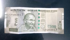 500rs Star ⭐ Sign Rare Note