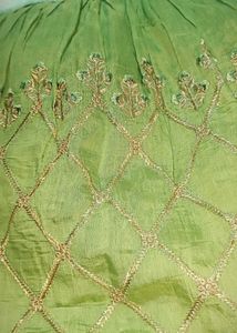 Green Embroidered Kurta sharara Set