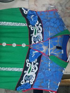 Lace Cotton Beautiful Ladies Kurti
