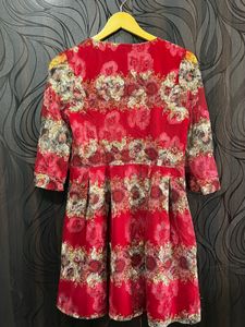 Floral Print Fit &amp; Flare Dress