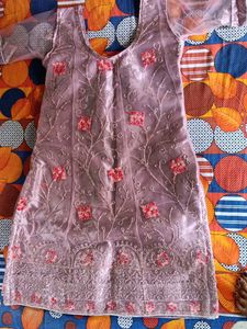 front and back thread work kurti