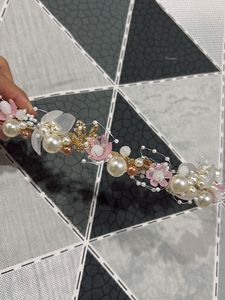 Pearl &amp; Floral Hair Vine