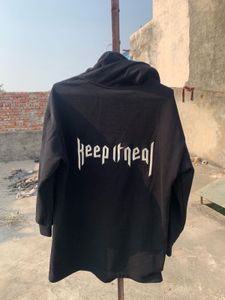 Keep It Real Black Hoodie
