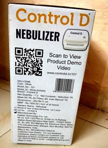 Control D Portable Nebulizer Full Kit