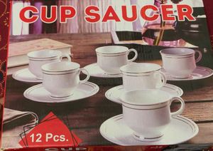 Cup and Saucer Set (12 Pcs)