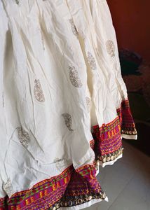 Boho Cotton Maxi Skirt