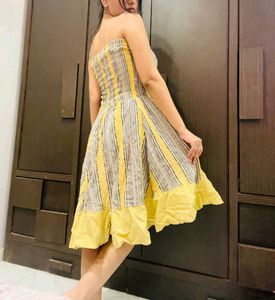 Beautiful Linen Barbie Style Dress