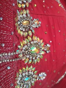 Red Fish cut Lehnga