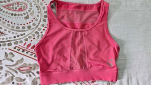 Pink Athletic Tank/Sports Bra