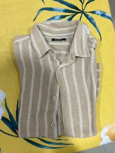 Striped Beige Shirt