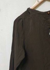Trendy New Brown Long Sleeve Top