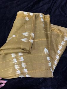 Olive Green Saree