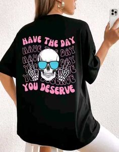 Oversized Graphic Tees - Trendy &amp; Comfy
