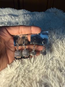 Jhumka Earrings Set of 6