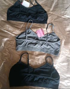 Set of 3 bralettes