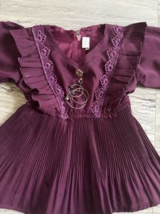 Beautiful Purple Baby Girl Dress