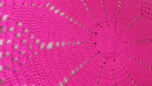 Beautiful Pink Round Shape Thalposh