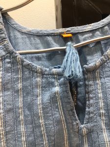 Straight Kurta With Beads Highlighted