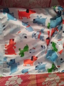 Cute Dog Print Baby Romper