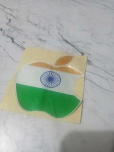 Apple India Flag Sticker