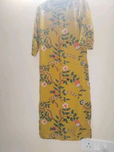Floral Print Kurta
