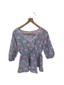 Floral Wrap Top