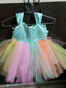 Cute Rainbow Tutu Dress