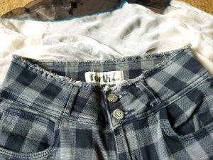 Checked Forth Jeans