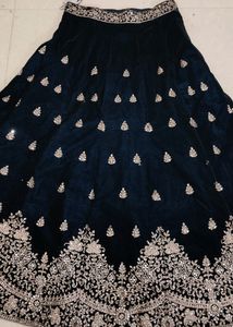 Velvet Lehenga