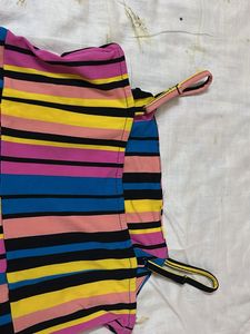 Striped Palazzo Jumpsuit