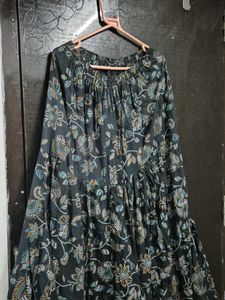 Floral Print Ethnic Skirt
