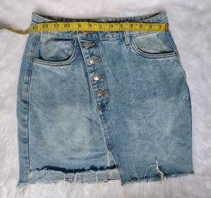 Denim Mini Skirt