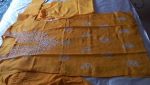 Yellow Lakhnowi 3pc Suit