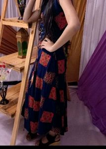 Combo Gown With Heels