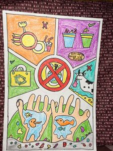 Handmade Drawings Combo Of 5