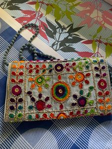 Embroidered Handbag