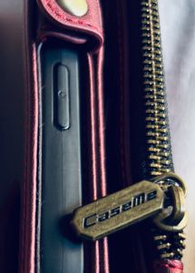 Burgundy Wallet And Phonecase with Straps iPhone15