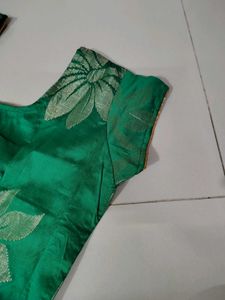 New Green Kurta With Golden Work On It