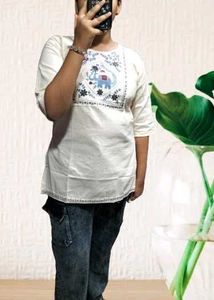 Floral Print Kurta