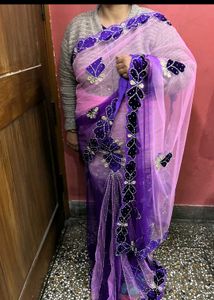 Heavy Work Lehanga Saree