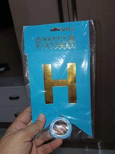 Paper Birthday Banner - 1 Pack