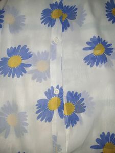 Stylish FLORAL PRINT Long  shirt