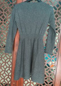 Gray Knit Dress