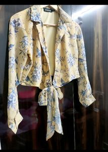 Yellow Wrap Top 💛