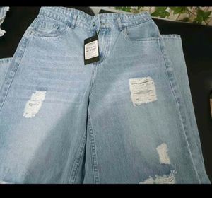 Women Flared High Rise Dark Blue Jeans