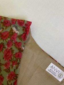 Floral Print Ruffle Blouse Bust 36